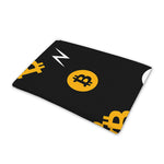 Bitcoin Symbol Pattern Print Pet Cooling Mat Cover