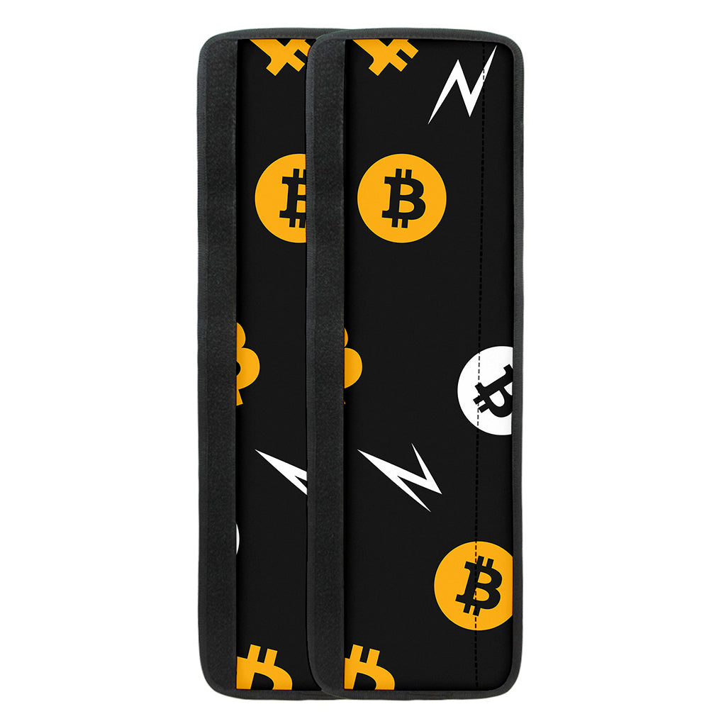 Bitcoin Symbol Pattern Print Refrigerator Handle Covers