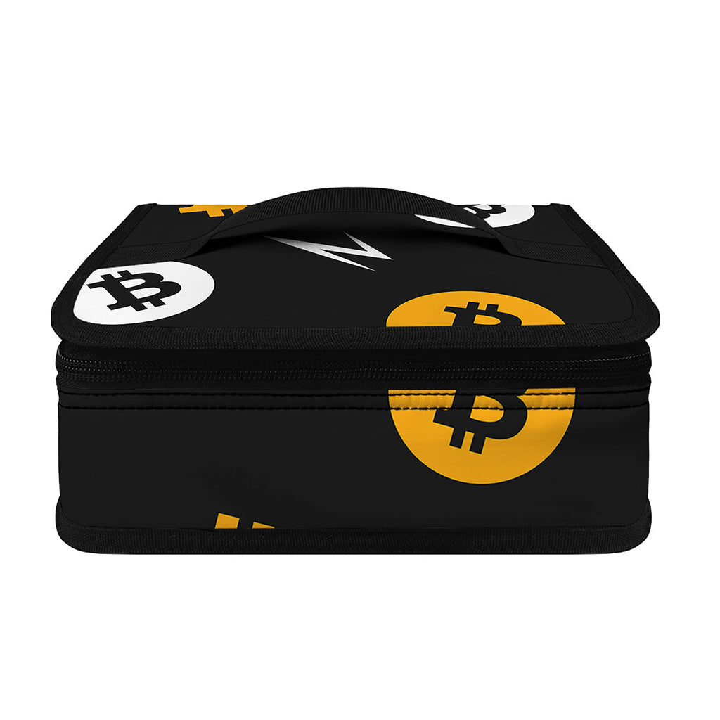 Bitcoin Symbol Pattern Print Small Lunch Bag