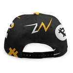 Bitcoin Symbol Pattern Print Snapback Cap