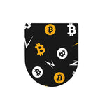 Bitcoin Symbol Pattern Print Toilet Lid Cover