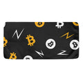 Bitcoin Symbol Pattern Print Towel