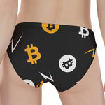 Bitcoin Symbol Pattern Print Women's Panties