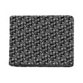 Black Adinkra Symbols Pattern Print Bifold Wallet