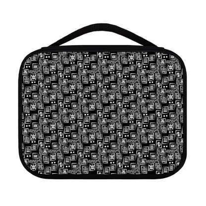 Black Adinkra Symbols Pattern Print Classic Bible Case