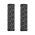 Black Adinkra Symbols Pattern Print Handle Covers