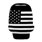 Black American Flag Print Baby Seat Cover