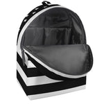 Black American Flag Print Backpack