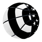 Black American Flag Print Basketball
