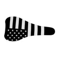Black American Flag Print Bicycle Seat Cover