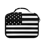 Black American Flag Print Briefcase Bible Bag