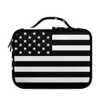 Black American Flag Print Briefcase Bible Bag