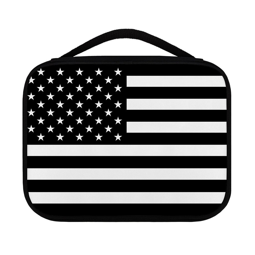 Black American Flag Print Classic Bible Case