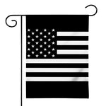 Black American Flag Print House Flag