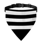 Black American Flag Print Over The Collar Dog Bandana