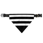 Black American Flag Print Over The Collar Dog Bandana