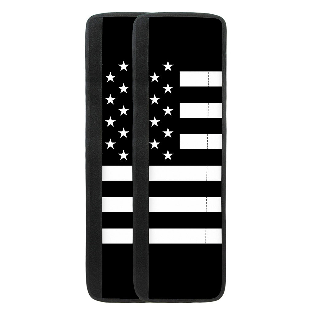Black American Flag Print Refrigerator Handle Covers