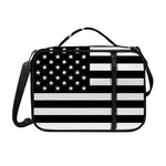 Black American Flag Print Shoulder Strap Bible Bag