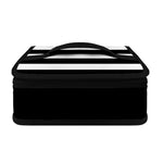 Black American Flag Print Small Lunch Bag