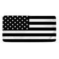 Black American Flag Print Towel