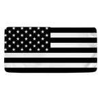 Black American Flag Print Towel