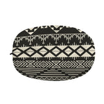 Black And Beige Aztec Pattern Print Car Side Mirror Covers