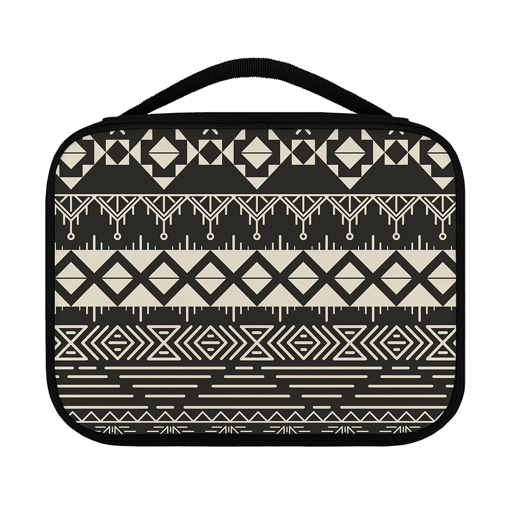 Black And Beige Aztec Pattern Print Classic Bible Case