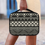 Black And Beige Aztec Pattern Print Classic Bible Case