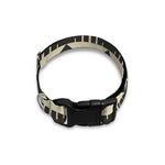 Black And Beige Aztec Pattern Print Dog Collar