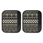 Black And Beige Aztec Pattern Print Handle Covers