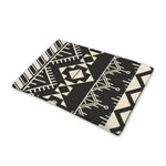 Black And Beige Aztec Pattern Print Pet Cooling Mat Cover