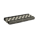 Black And Beige Aztec Pattern Print Piano Keyboard Cover