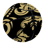 Black And Beige Damask Pattern Print Basketball