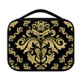 Black And Beige Damask Pattern Print Classic Bible Case