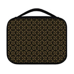 Black And Beige Orthodox Pattern Print Classic Bible Case