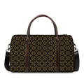 Black And Beige Orthodox Pattern Print Duffel Bag
