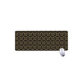 Black And Beige Orthodox Pattern Print Extended Mouse Pad
