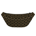 Black And Beige Orthodox Pattern Print Fanny Pack