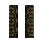 Black And Beige Orthodox Pattern Print Handle Covers