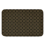 Black And Beige Orthodox Pattern Print Indoor Door Mat