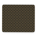 Black And Beige Orthodox Pattern Print Mouse Pad