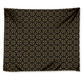 Black And Beige Orthodox Pattern Print Tapestry