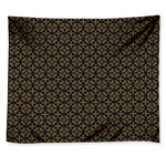 Black And Beige Orthodox Pattern Print Tapestry