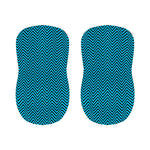 Black And Blue Chevron Pattern Print Bar Stool Covers