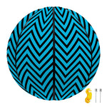 Black And Blue Chevron Pattern Print Basketball