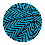 Black And Blue Chevron Pattern Print Basketball