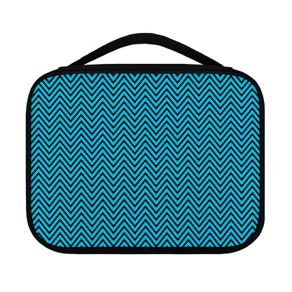 Black And Blue Chevron Pattern Print Classic Bible Case