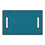 Black And Blue Chevron Pattern Print Golf Cart Seat Cover