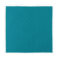 Black And Blue Chevron Pattern Print Silk Bandana