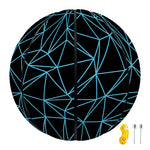 Black And Blue Geometric Mosaic Print Basketball